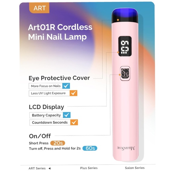 MelodySusie Handheld UV Light Pink - Picture 2 of 9